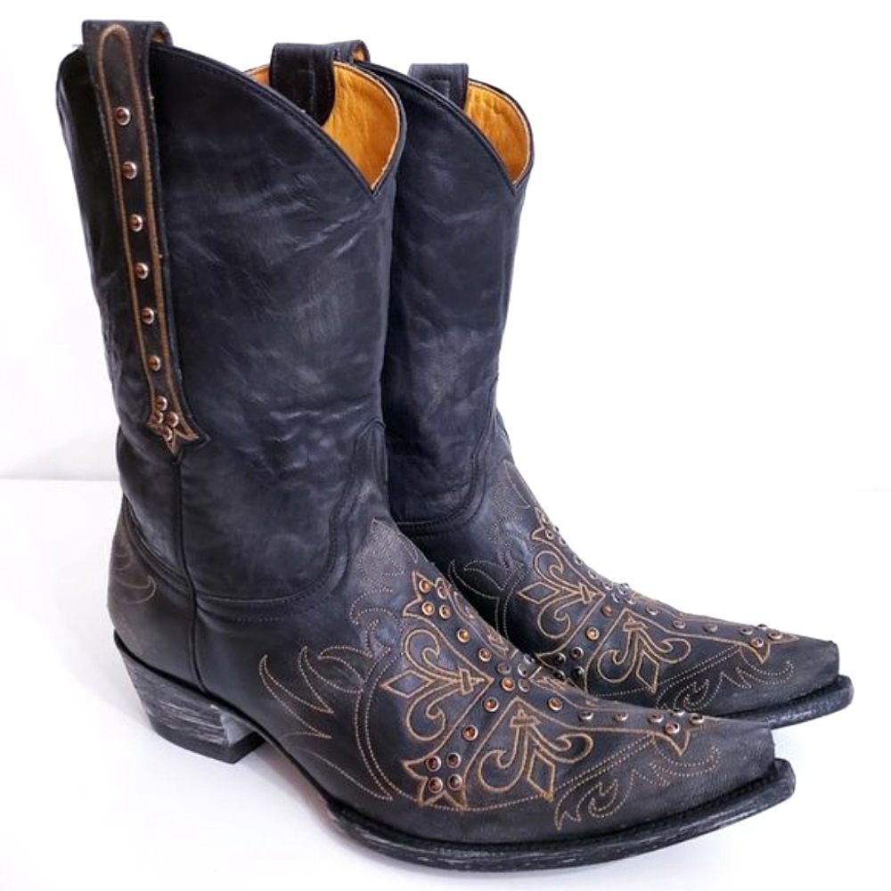OLD GRINGO MILAGROS CROSS BOOTS WITH CRYSTALS - Picture 3 of 9